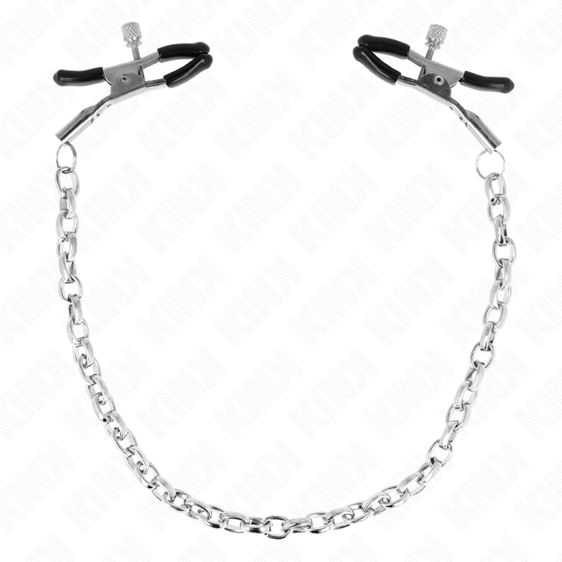 KINK - PINZAS PARA PEZONES CON CADENA GRUESA 30 CM KINK NIPPLE GRIP