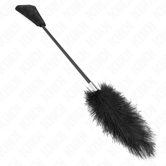 KINK - PLUMAS DE AVESTRUZ PARA COSQUILLAS CON PALETA DE ENCAJE 56 CM KINK IMPACT & TOUCH