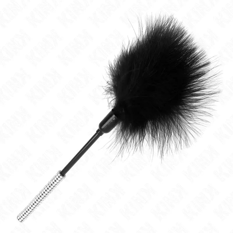 KINK - PLUMAS PARA COSQUILLAS CON MANGO DE DIAMANTES DE IMITACIÓN 27 CM KINK IMPACT & TOUCH