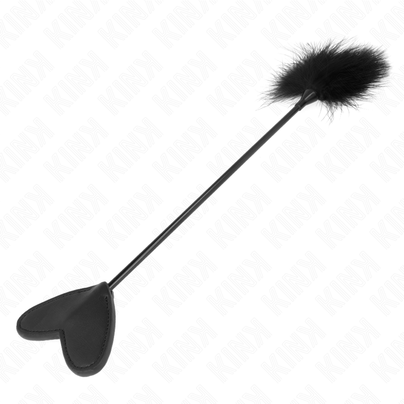 KINK - PLUMAS PARA COSQUILLAS CON PALETA DE CORAZÓN 31 CM KINK IMPACT & TOUCH