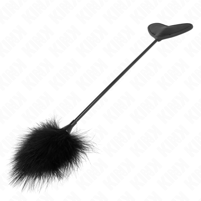 KINK - PLUMAS PARA COSQUILLAS CON PALETA DE CORAZÓN 31 CM KINK IMPACT & TOUCH