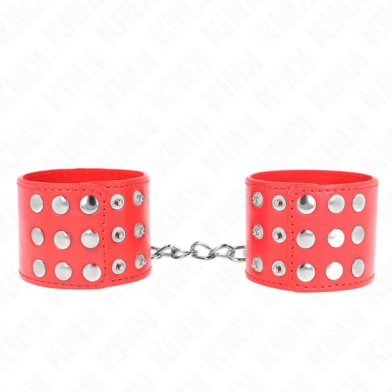 KINK - MUÑEQUERAS CON CIERRE A PRESIÓN AJUSTABLE ROJO 19-24 CM X 5.5 CM KINK WRIST RESTRAINT