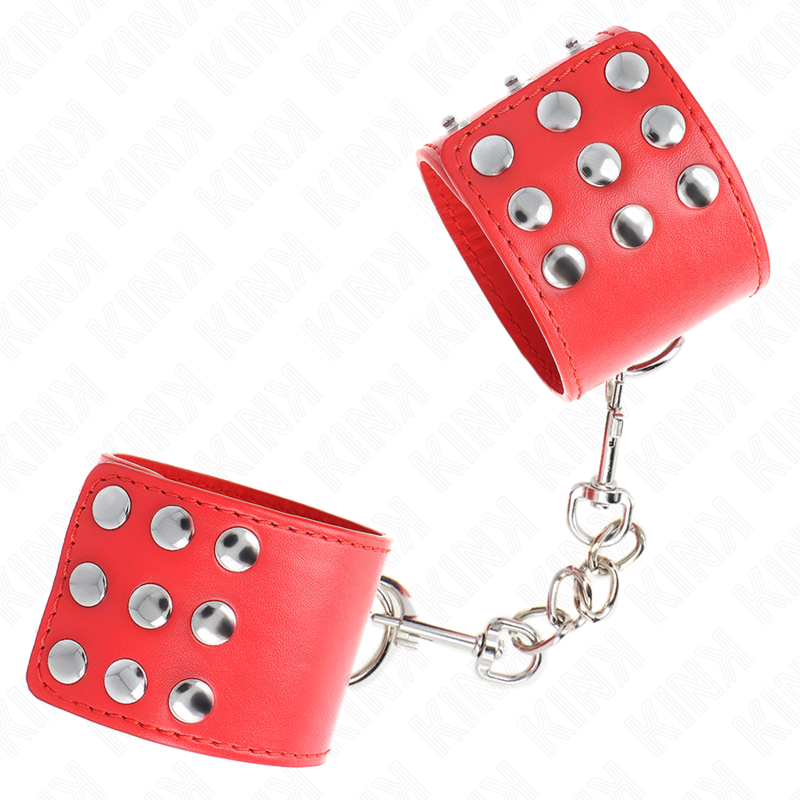 KINK - MUÑEQUERAS CON CIERRE A PRESIÓN AJUSTABLE ROJO 19-24 CM X 5.5 CM KINK WRIST RESTRAINT
