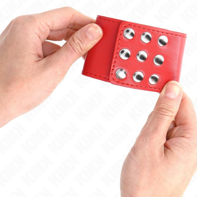 KINK - MUÑEQUERAS CON CIERRE A PRESIÓN AJUSTABLE ROJO 19-24 CM X 5.5 CM KINK WRIST RESTRAINT