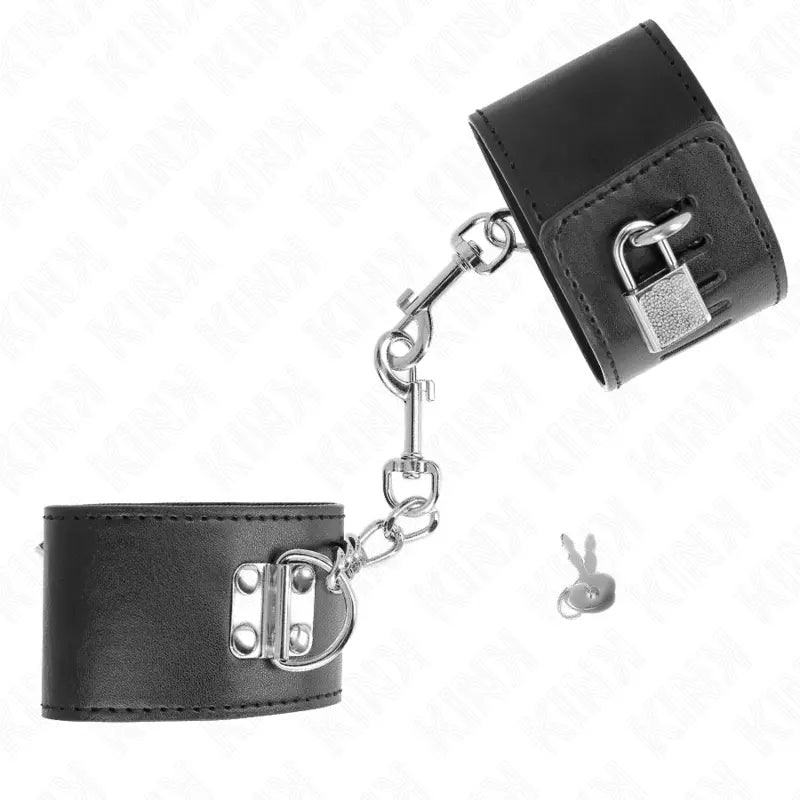 KINK - MUÑEQUERAS CON CIERRE CANDADO NEGRO AJUSTABLE 16-23 CM X 5.5 CM KINK WRIST RESTRAINT