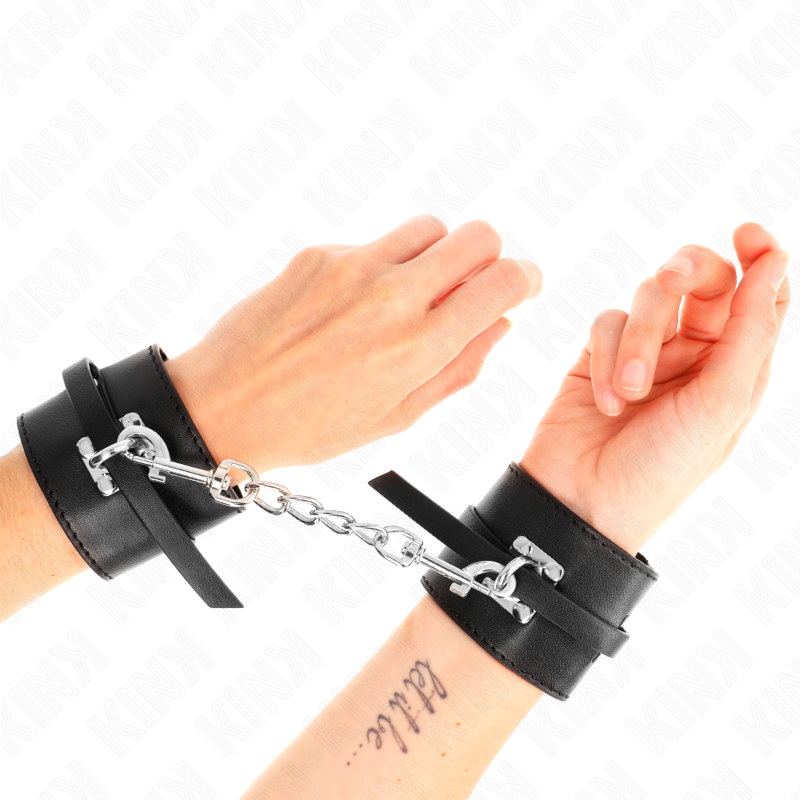 KINK - MUÑEQUERAS DELUXE CON CIERRE DE CANDADO AJUSTABLE 14.5-21 CM X 6 CM KINK WRIST RESTRAINT