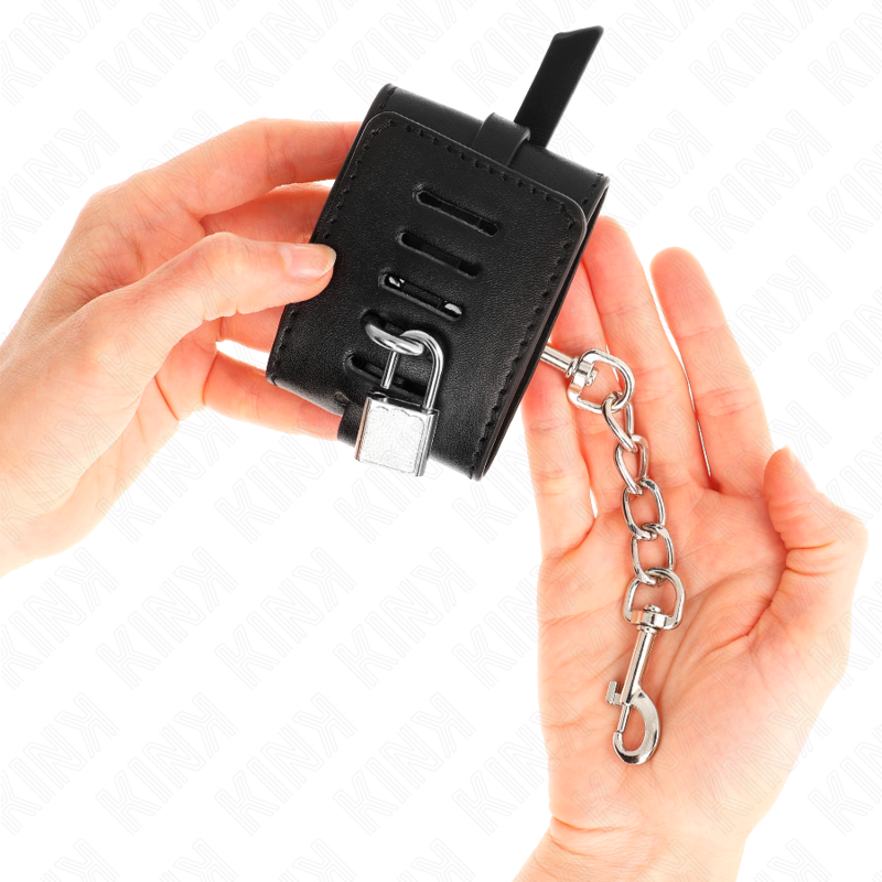 KINK - MUÑEQUERAS DELUXE CON CIERRE DE CANDADO AJUSTABLE 14.5-21 CM X 6 CM KINK WRIST RESTRAINT
