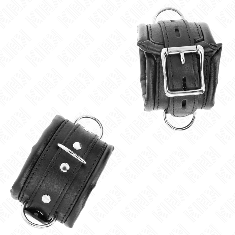 KINK - MUÑEQUERAS ESTILO HEAVY FORRO NEGRO AJUSTABLE 20-30 CM X 6 CM KINK WRIST RESTRAINT