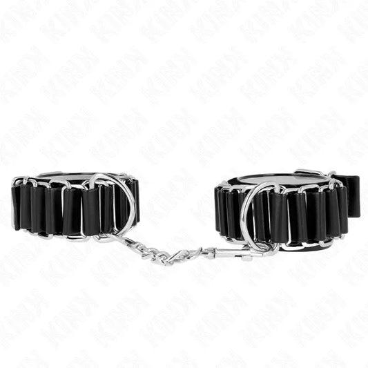 KINK - MUÑEQUERAS FINAS EN FORMA DE BISAGRA NEGRO AJUSTABLE 16-22 CM X 3.5 CM KINK WRIST RESTRAINT