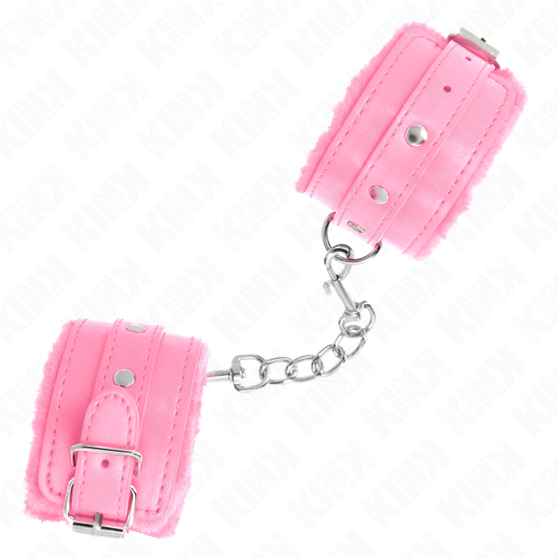 KINK - MUÑEQUERAS FORRADAS PREMIUM ROSA CON CORREA ROSA AJUSTABLE 17-29 CM X 6 CM KINK WRIST RESTRAINT