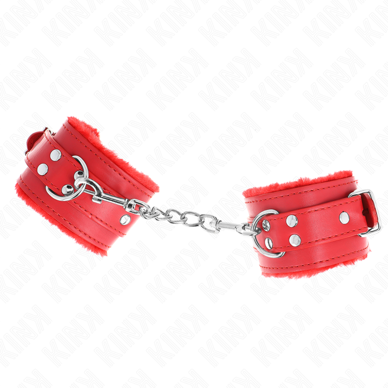 KINK - MUÑEQUERAS FORRADAS ROJO CON CORREA ROJO AJUSTABLE 20-29 CM X 5.5 CM KINK WRIST RESTRAINT
