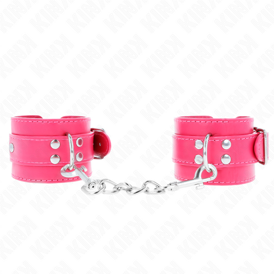 KINK - MUÑEQUERAS FUCSIA CON DETALLES EN FUCSIA AJUSTABLE 20-28 CM X 5.5 CM KINK WRIST RESTRAINT