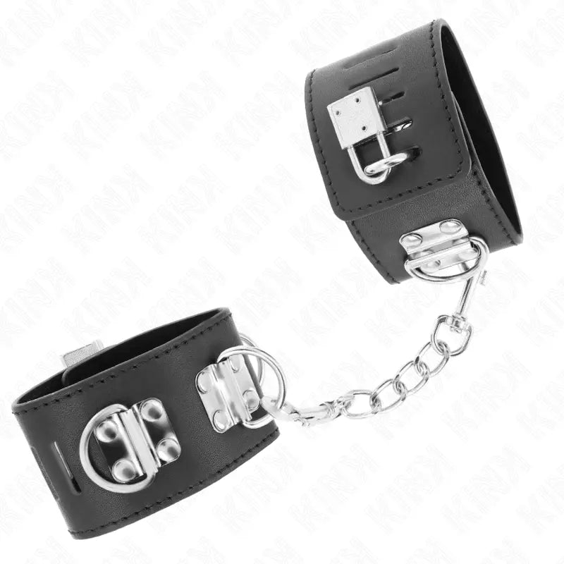KINK - MUÑEQUERAS MULTIPOSICIÓN CON CIERRE CANDADO NEGRO AJUSTABLE 16-23 CM X 5.5 CM KINK WRIST RESTRAINT