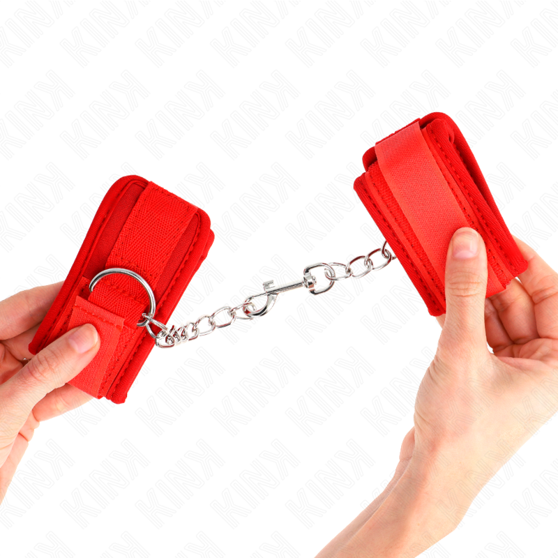 KINK - MUÑEQUERAS NEOPRENO ROJO 42 X 5 CM KINK WRIST RESTRAINT