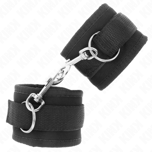 KINK - MUÑEQUERAS NYLON NEGRO MODELO 2 AJUSTABLE 18-35 CM X 6 CM KINK WRIST RESTRAINT