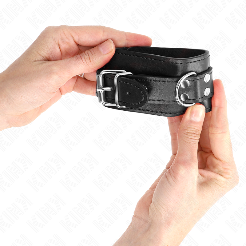 KINK - MUÑEQUERAS SENCILLAS NEGRO AJUSTABLE 20-23 CM X 5.5 CM KINK WRIST RESTRAINT