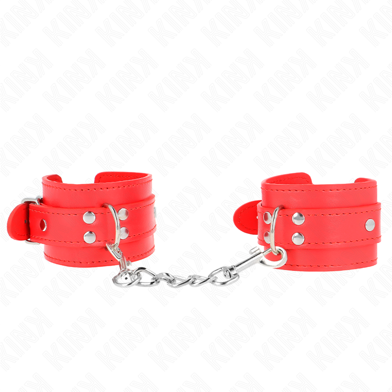 KINK - MUÑEQUERAS SENCILLAS ROJO AJUSTABLE 20-23 CM X 5.5 CM KINK WRIST RESTRAINT