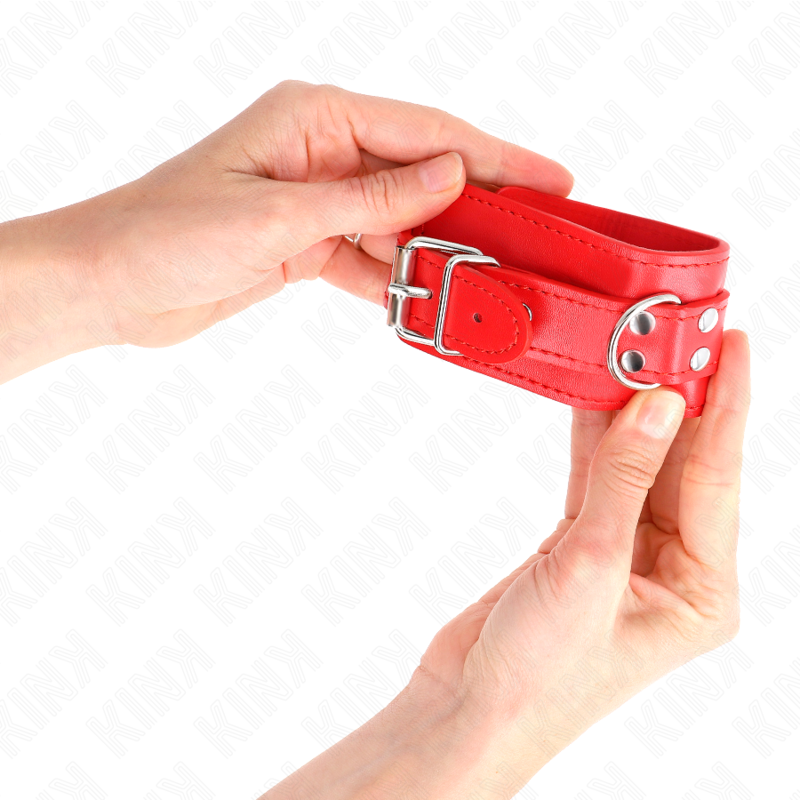 KINK - MUÑEQUERAS SENCILLAS ROJO AJUSTABLE 20-23 CM X 5.5 CM KINK WRIST RESTRAINT
