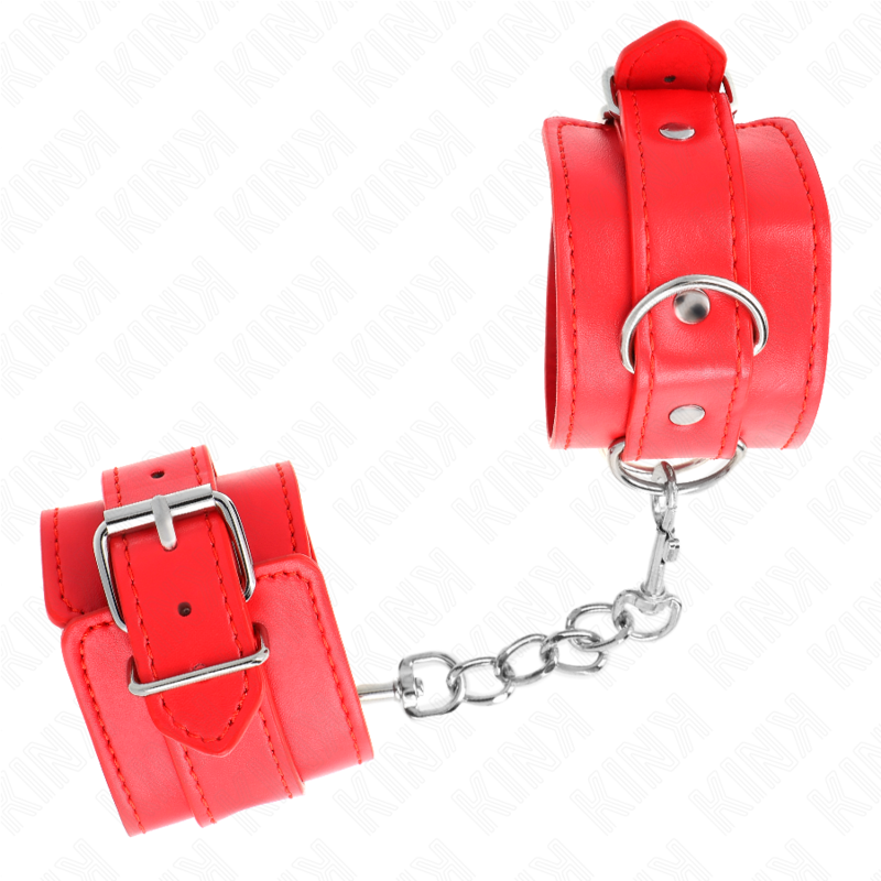 KINK - MUÑEQUERAS SENCILLAS ROJO AJUSTABLE 20-23 CM X 5.5 CM KINK WRIST RESTRAINT
