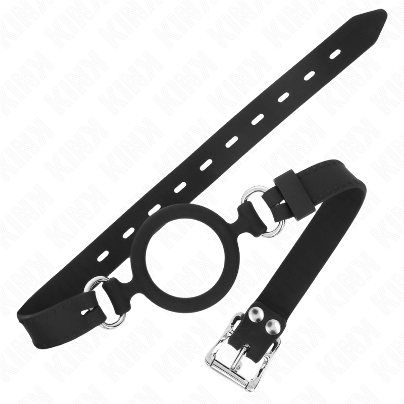 KINK - MORDAZA 56 CM JUNTA TÓRICA DE SILICONA 5 CM KINK COLLAR & GAG
