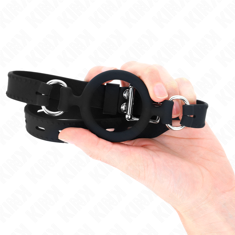 KINK - MORDAZA 56 CM JUNTA TÓRICA DE SILICONA 5 CM KINK COLLAR & GAG