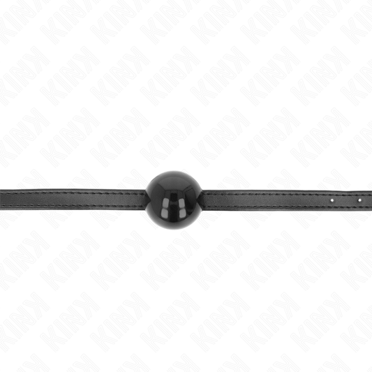 KINK - MORDAZA DE BOLA 4 CM CON CORREA SIMPLICITY PEQUEÑA KINK COLLAR & GAG