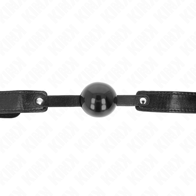 KINK - MORDAZA DE BOLA 4 CM SUAVE DE TPE MODELO 2 65 x 2.5 CM KINK COLLAR & GAG