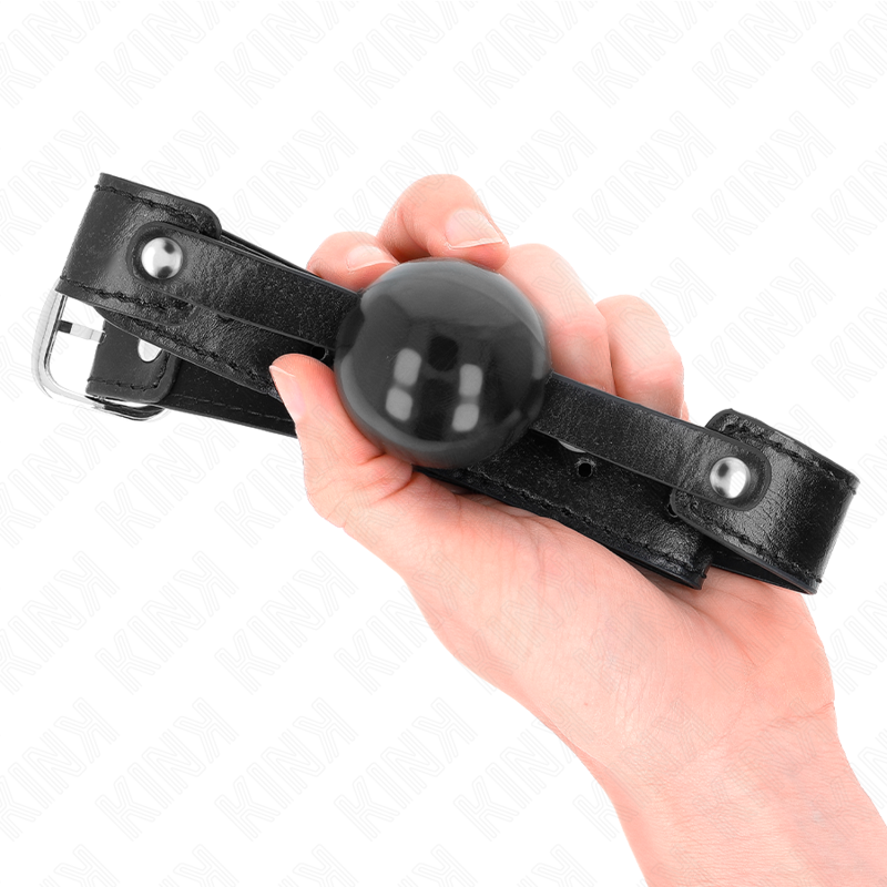 KINK - MORDAZA DE BOLA 4 CM SUAVE DE TPE MODELO 2 65 x 2.5 CM KINK COLLAR & GAG
