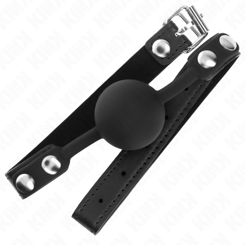 KINK - MORDAZA DE BOLA 4 CM DE SILICONA MODELO 1 60 x 2 CM KINK COLLAR & GAG