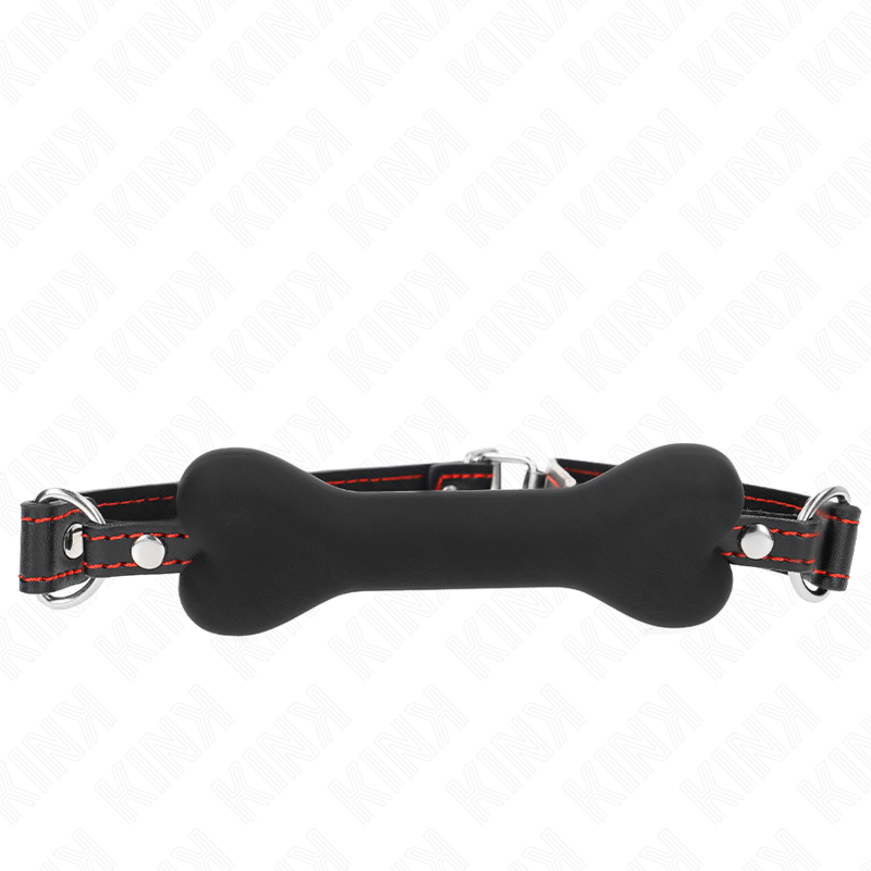 KINK - MORDAZA DE HUESO 12 CM NEGRO 63 x 2 CM KINK COLLAR & GAG