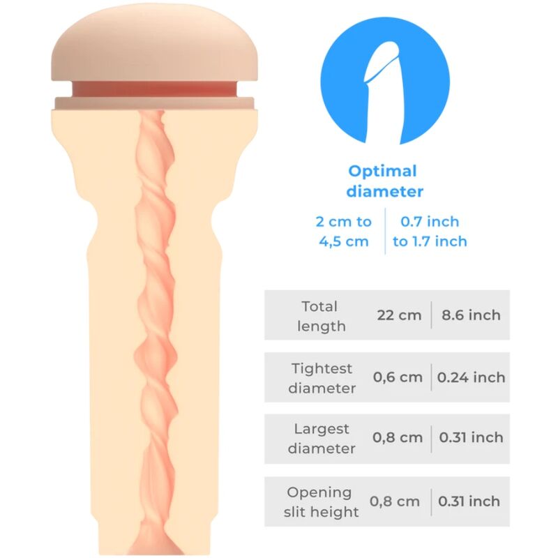 KIIROO - FEEL STROKER MASTURBADOR TRASERO EXTRA APRETADO NATURAL KIIROO