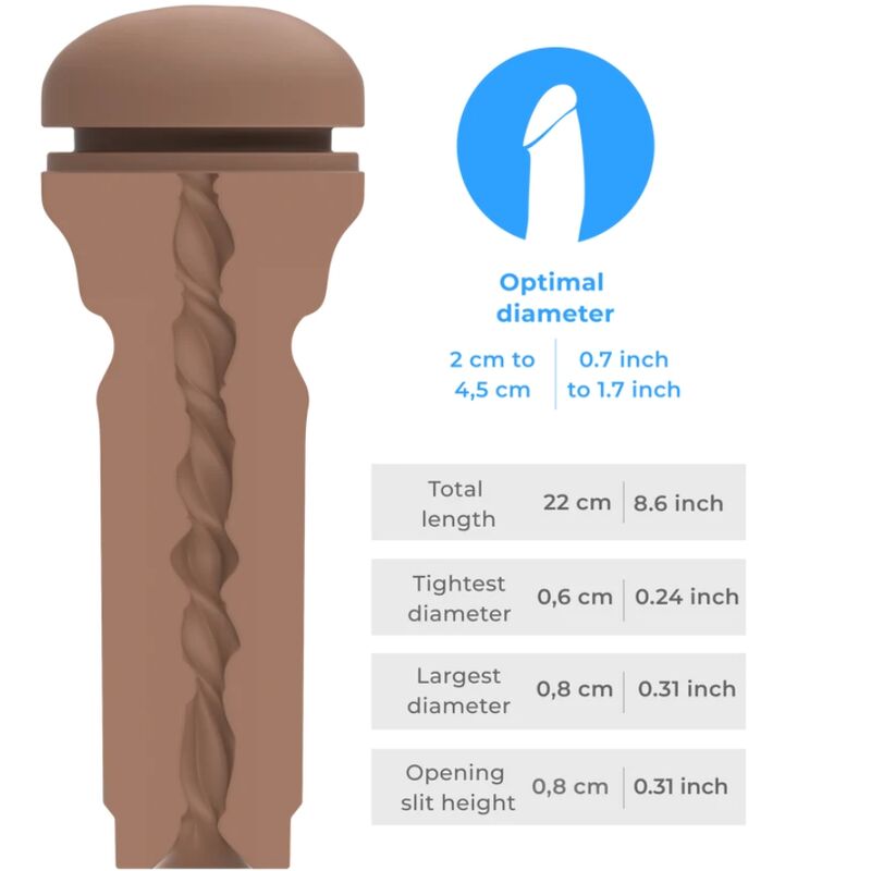 KIIROO - FEEL STROKER MASTURBADOR TRASERO EXTRA APRETADO MULATO KIIROO