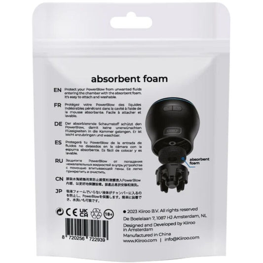 KIIROO - POWER BLOW ESPUMA ABSORBENTE DE RESPUESTO 5 UNIDADES KIIROO