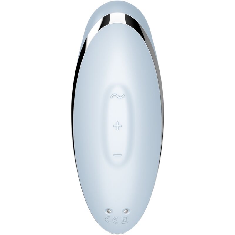 SATISFYER - TAP & CLIMAX 2 VIBRADOR & ESTIMULADOR AZUL SATISFYER VIBRATOR