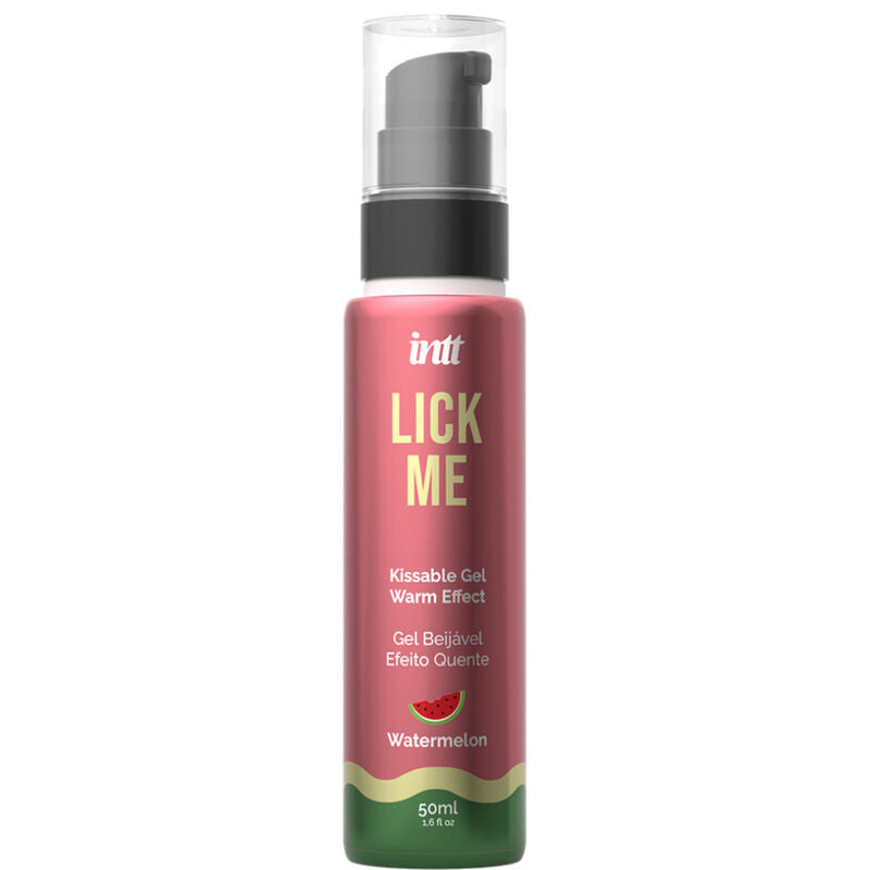 INTT -  LICK ME GEL COMESTIBLE SABOR SANDIA EFECTO CALOR INTT LUBRICANTS