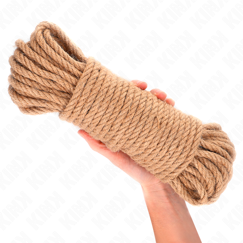 KINK - CUERDA DE CÁÑAMO 20 METROS CON CABEZA DE METAL KINK ROPE ARTS