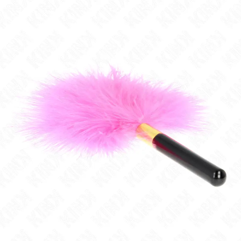 KINK - PLUMAS PARA COSQUILLAS METAL DORADO FUCSIA 18 CM KINK IMPACT & TOUCH