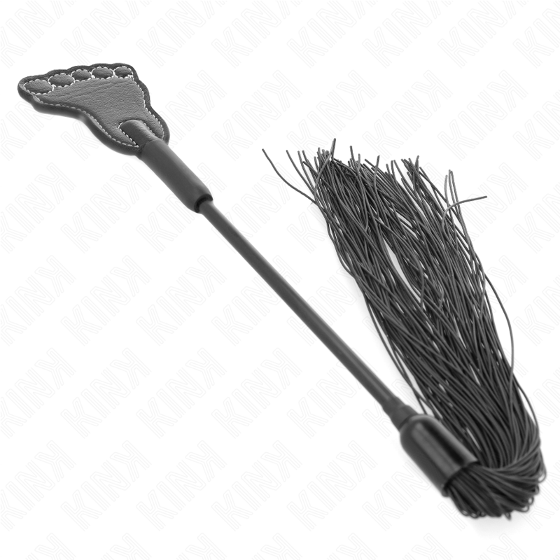 KINK - PALA FORMA DE PIE CON LÁTIGO DE BORLA 31 CM KINK IMPACT & TOUCH