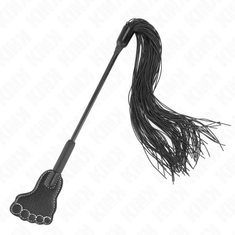KINK - PALA FORMA DE PIE CON LÁTIGO DE BORLA 31 CM KINK IMPACT & TOUCH
