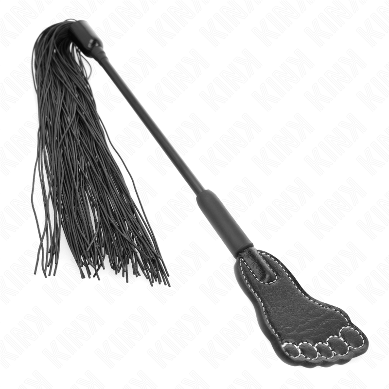 KINK - PALA FORMA DE PIE CON LÁTIGO DE BORLA 31 CM KINK IMPACT & TOUCH