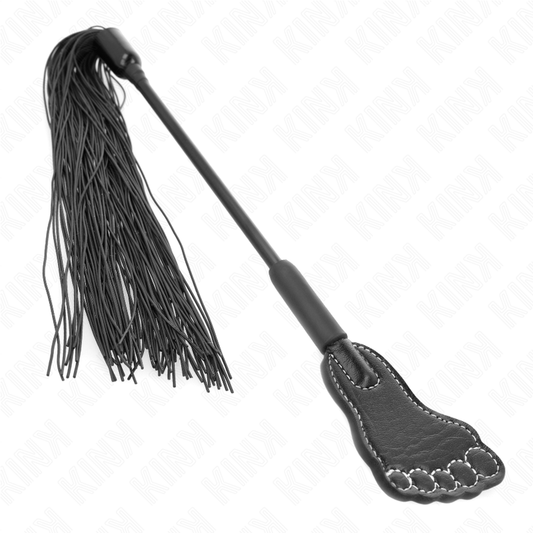 KINK - PALA FORMA DE PIE CON LÁTIGO DE BORLA 31 CM KINK IMPACT & TOUCH