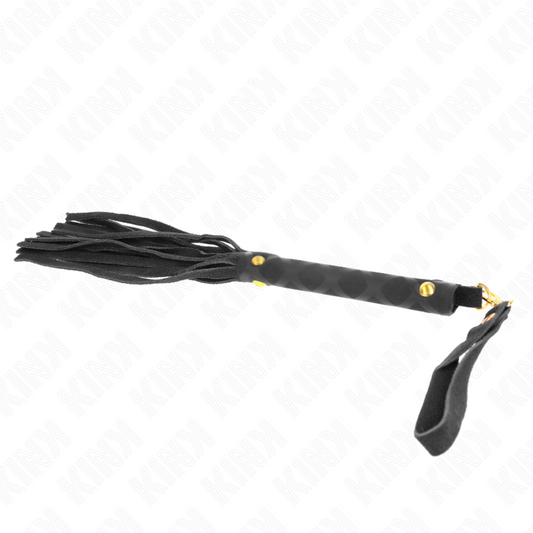 KINK - LÁTIGO MINI PIEL DE ANTE NEGRO 30 CM KINK IMPACT & TOUCH
