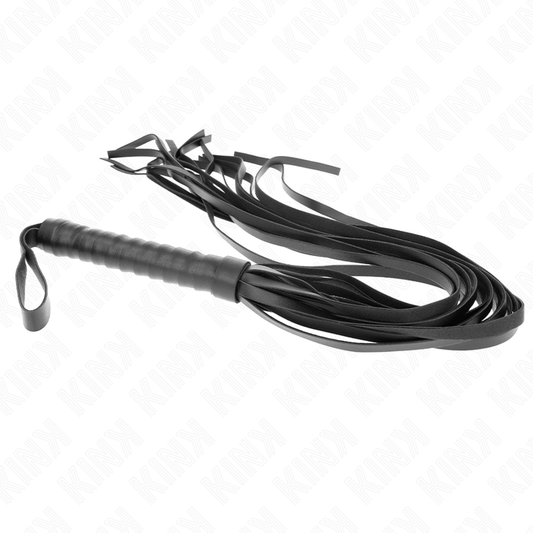 KINK - LÁTIGO DE COLA LARGA Y MANGO CORTO NEGRO 70 CM KINK IMPACT & TOUCH