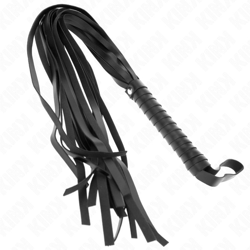 KINK - LÁTIGO DE COLA LARGA Y MANGO CORTO NEGRO 70 CM KINK IMPACT & TOUCH