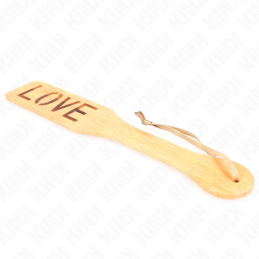 KINK - PALA DE BAMBÚ PALABRA LOVE 32 X 5.5 CM KINK IMPACT & TOUCH
