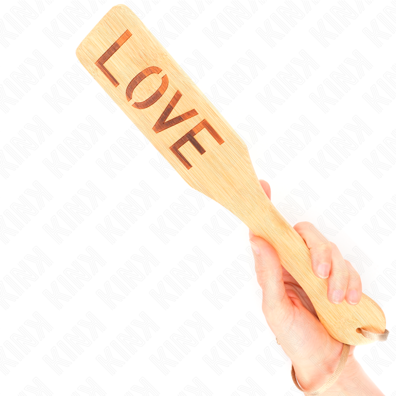 KINK - PALA DE BAMBÚ PALABRA LOVE 32 X 5.5 CM KINK IMPACT & TOUCH
