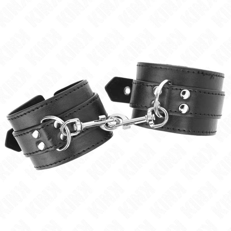 KINK - MUÑEQUERAS CON TACHUELAS NEGRO 35 X 6 CM KINK WRIST RESTRAINT
