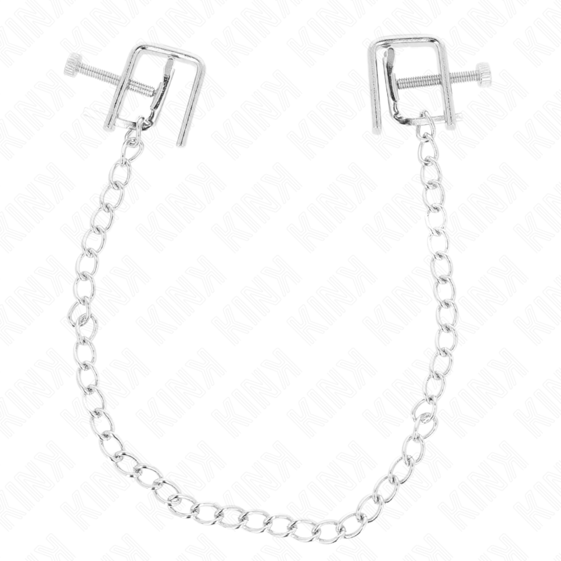 KINK - PINZAS PARA PEZONES COMPRESORA TORNILLO DE BANCO CON CADENA 30 CM KINK NIPPLE GRIP