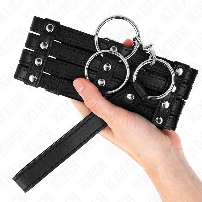 KINK - COLLAR CON CORREA 65 CM ESTILO SUB AJUSTABLE 35-51 CM X 7 CM KINK COLLAR & GAG