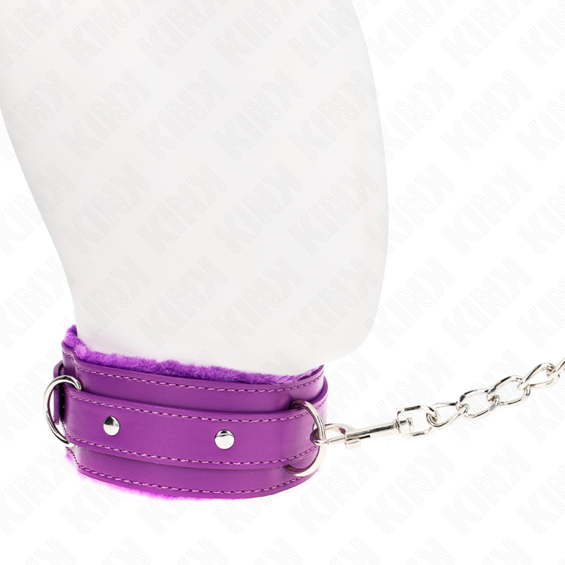KINK - COLLAR CON CORREA 65 CM CON RESTRICCIONES MORADO AJUSTABLE 36-42 CM X 5.5 CM KINK COLLAR & GAG